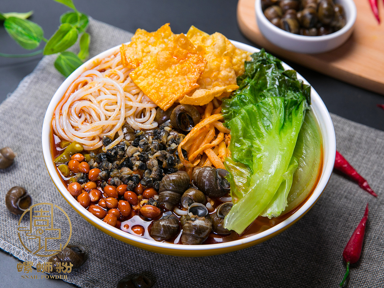 南宁美食摄影 一组螺蛳粉照片拍摄 外卖图拍照