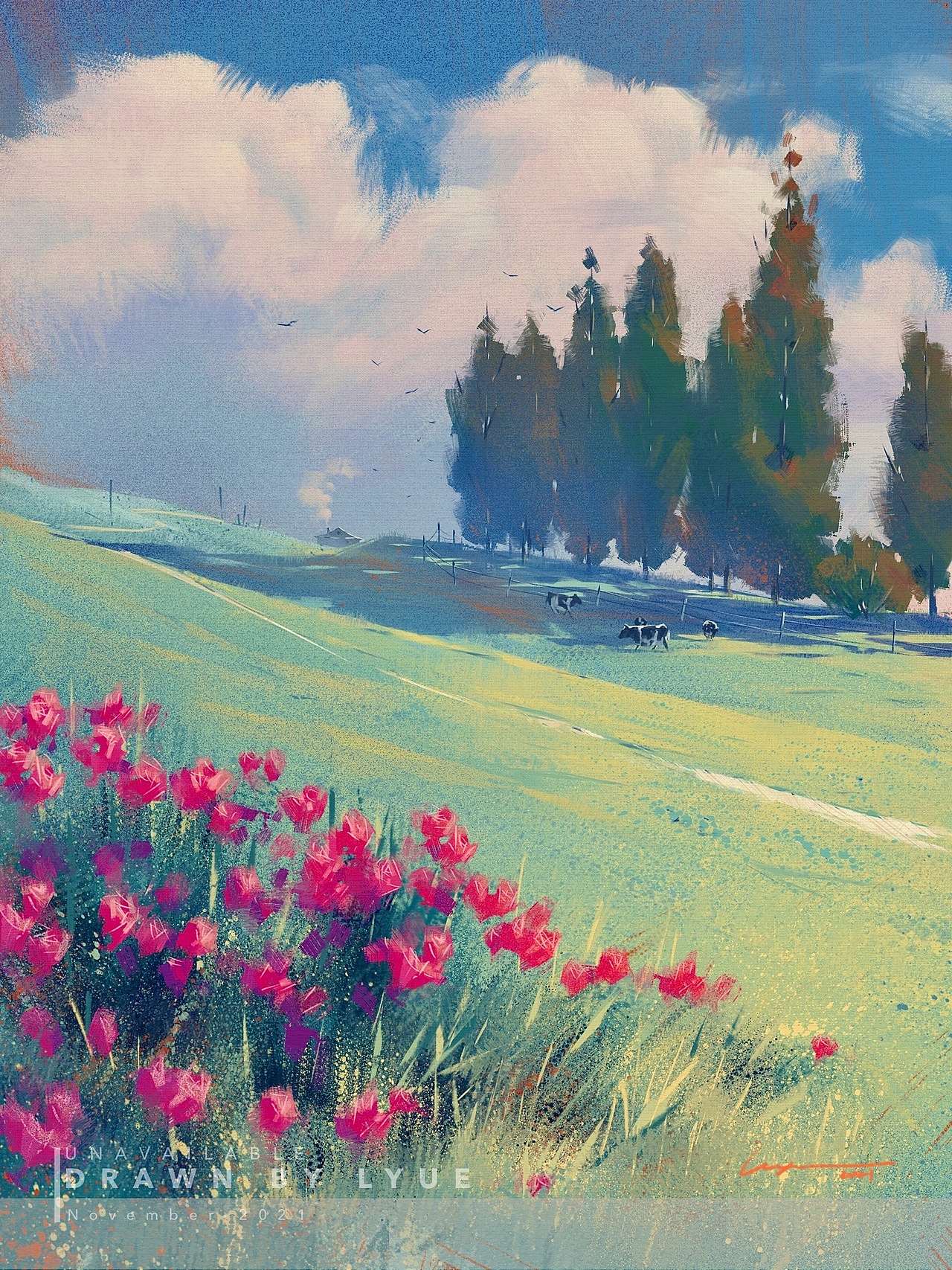 ipad风景插画合集(2021.11)