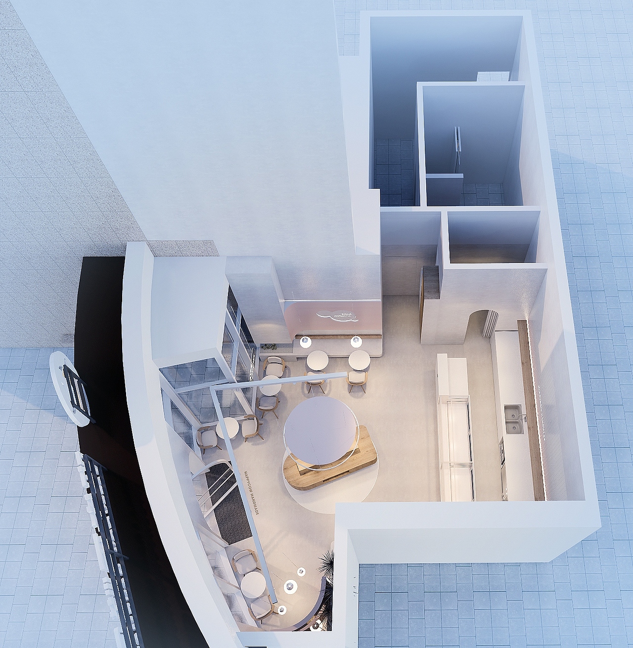 欢牛蛋糕屋(萧山晶典店)空间策划设计