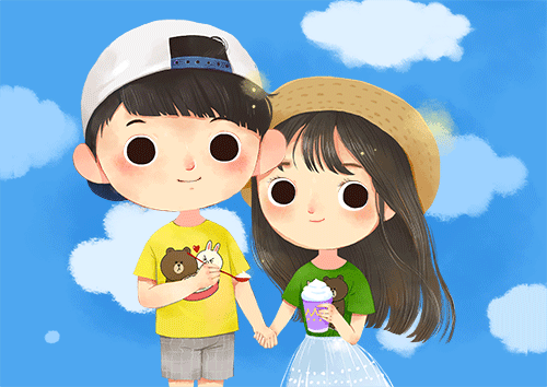 帮朋友画的结婚画册gif（图ZMjgwODcyMDQ=） - 创作习作 - 站酷设计师晕妹纸原创素材 - 站酷ZCOOL