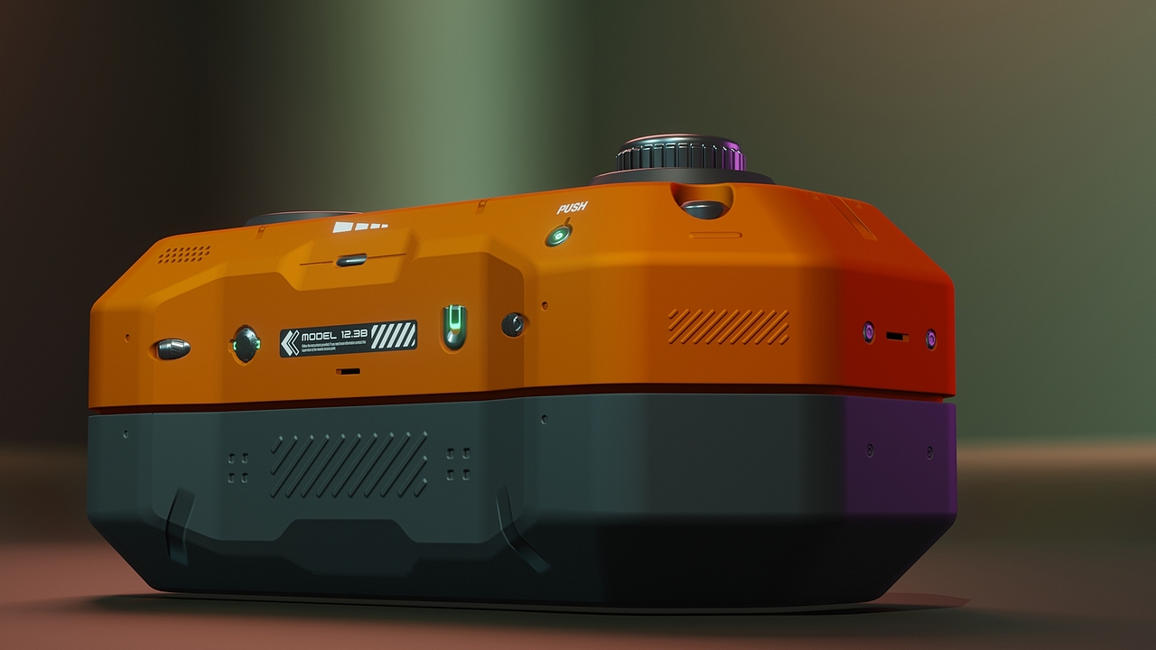 硬表面建模练习-遥控