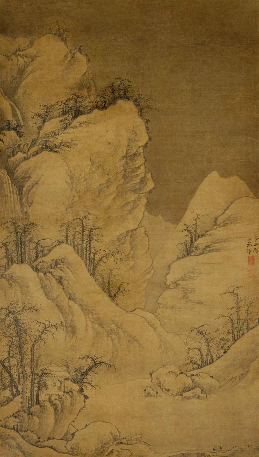 中国山水画透视