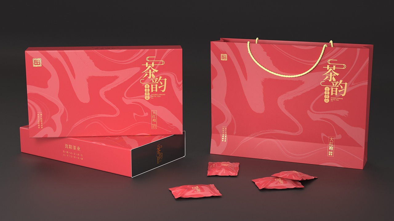 C4D茶叶包装（图ZMjAzNzc4MzU2） - 包装 - 站酷设计师雨闪闪美学设计原创素材 - 站酷ZCOOL