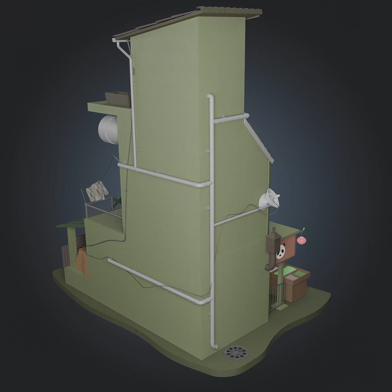 blender简易场景