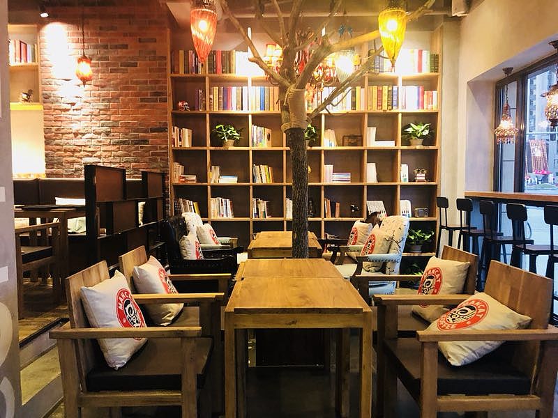 咖啡馆3D原型设计漫猫咖啡