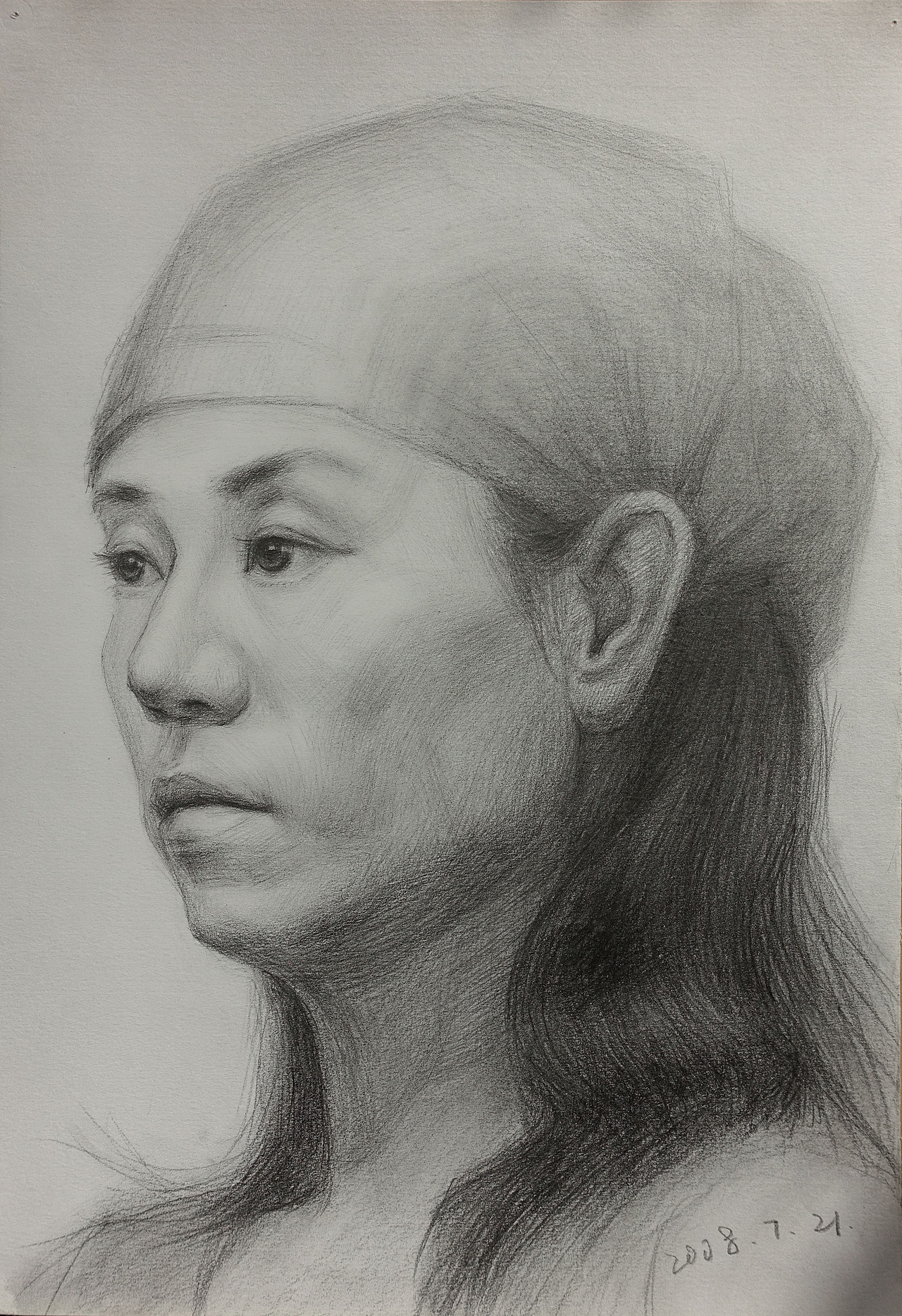 高中时代作品整理记录-素描 (头像)