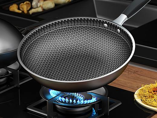 不粘鍋產(chǎn)品渲染（個人主頁-ZNTg1NDQ0NzI=） - 產(chǎn)品 - 站酷設(shè)計(jì)師火日立走召原創(chuàng)素材 - 站酷ZCOOL