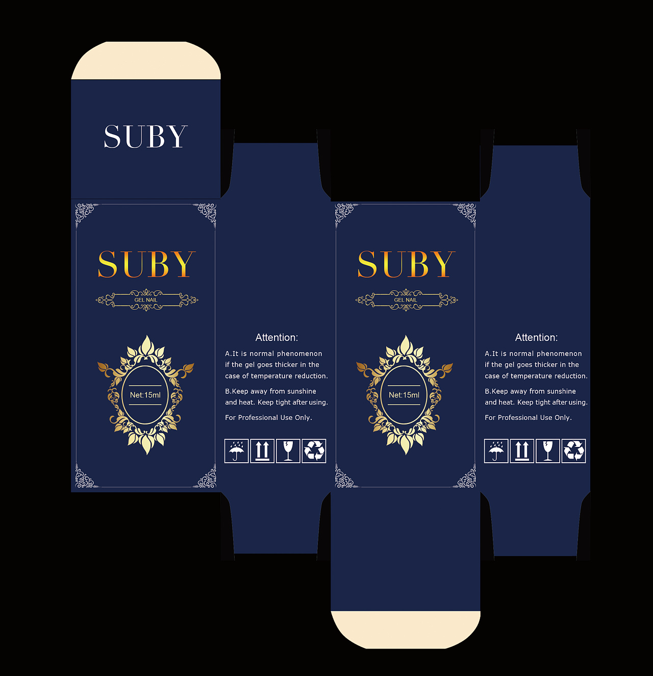 甲油胶包装盒|平面|包装|leevili - 原创作品 - 站酷 (zcool)