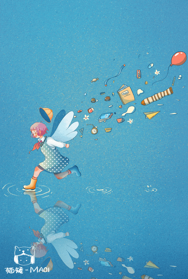 当灵魂死去以后...（图ZMTI3NDA2MDk2） - 商业插画 - 站酷设计师猫矮_MAOI原创素材 - 站酷ZCOOL