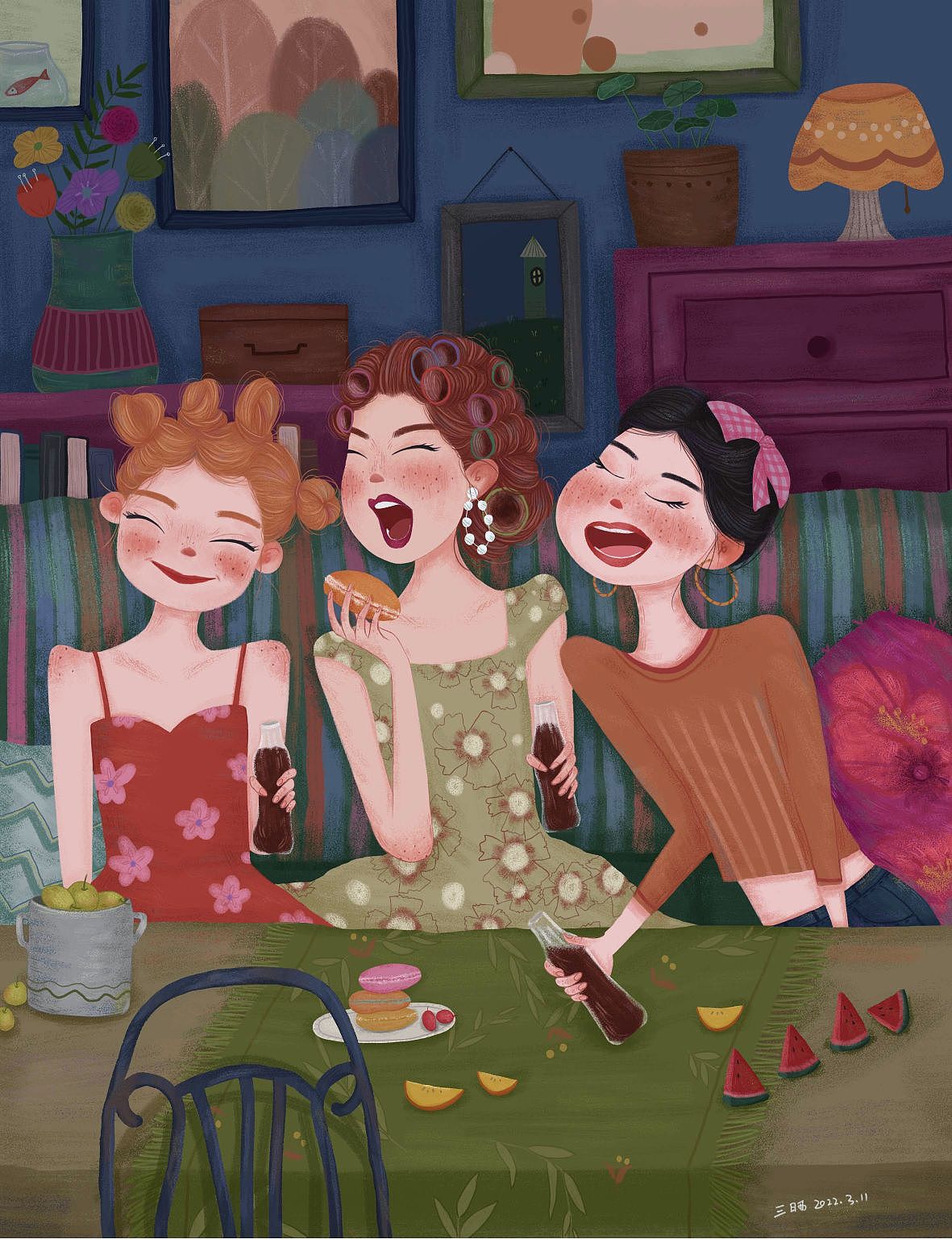 欢乐（图ZMzI5NjE4Mjcy） - 绘本 - 站酷设计师我是三晒原创素材 - 站酷ZCOOL