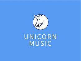 UNICORN MUSIC LOGO DESIGN