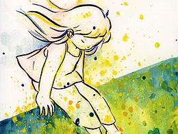 7月合辑：蘑菇PIU的水彩日涂