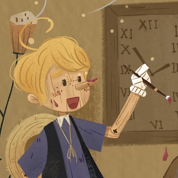 《木偶奇遇记》（图ZMjg0OTE1MTEy） - 绘本 - 站酷设计师张旭崑原创素材 - 站酷ZCOOL