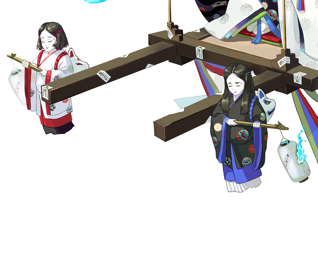 烬天玉藻前（图ZMjAwNDk0MjU2） - 概念设定 - 站酷设计师三条鱼干原创素材 - 站酷ZCOOL