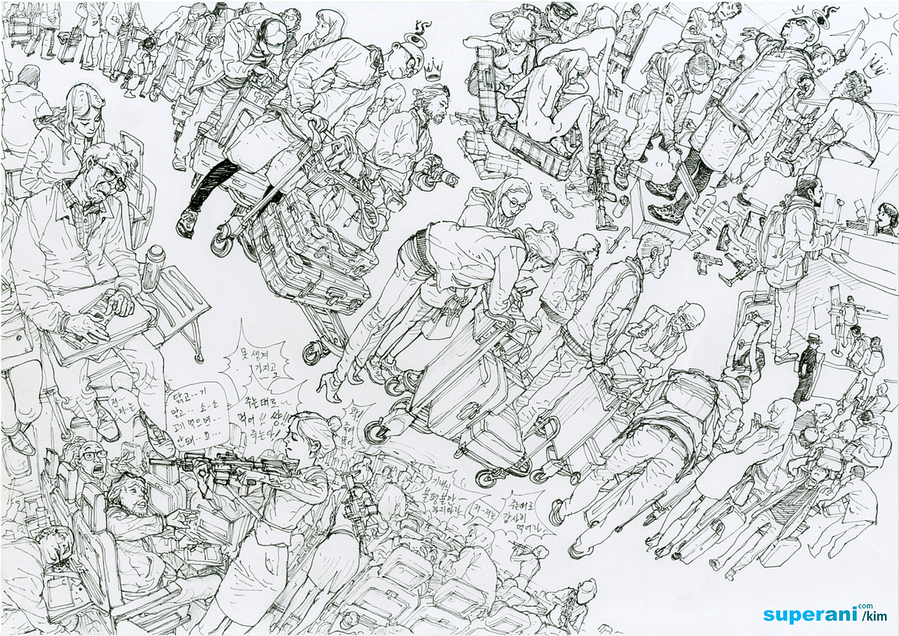 金正基KimJungGi速写手稿作品（图ZMjAxMTIyMjA=） - 其他动漫 - 站酷设计师金政基Kimjunggi原创素材 - 站酷ZCOOL