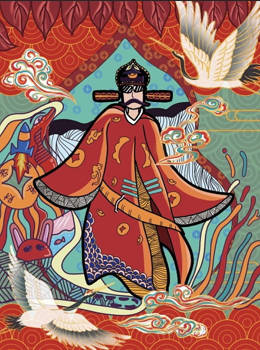国潮🔥 插画设计