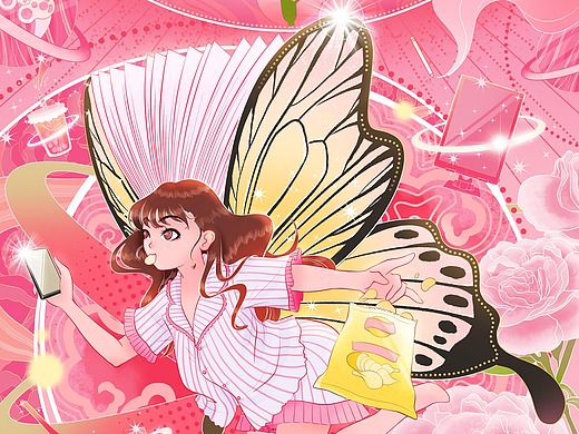 插画 | 沉住气,破茧成蝶