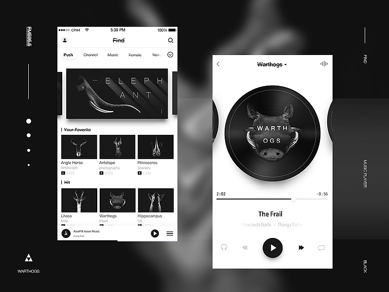 Black Monday_Dribbble2.0（图ZODg0MjY5Njg=） - 软件界面 - 站酷设计师CPH4原创素材 - 站酷ZCOOL