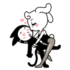 人面猫猫【爱情篇】表情（图ZNTUwNTU4MDg=） - 网络表情 - 站酷设计师seecootee原创素材 - 站酷ZCOOL