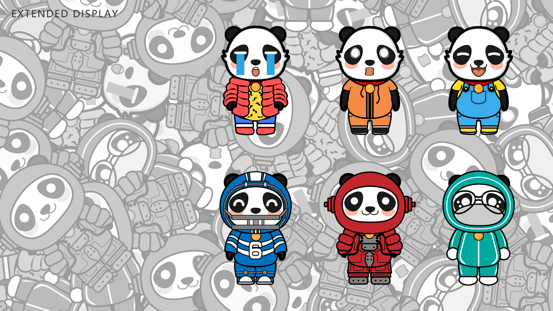 "金嘟嘟"熊猫ip形象设计