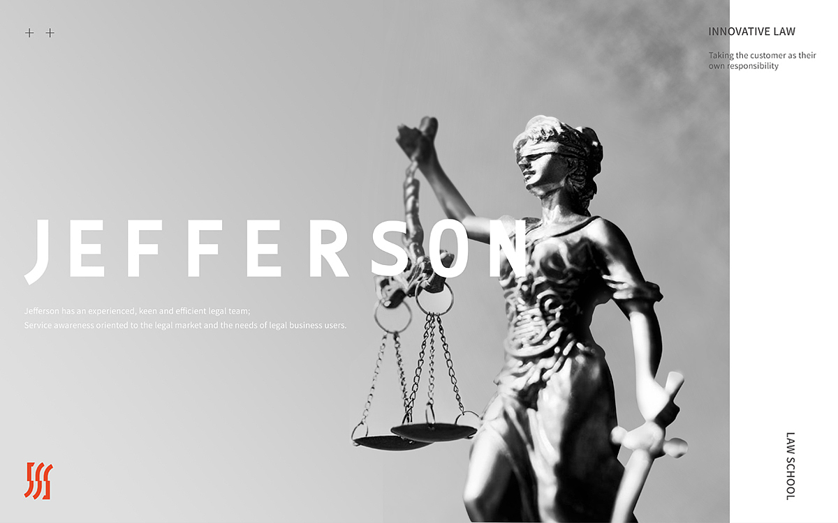杰斐逊律师事务所 品牌形象设计 企业VI 