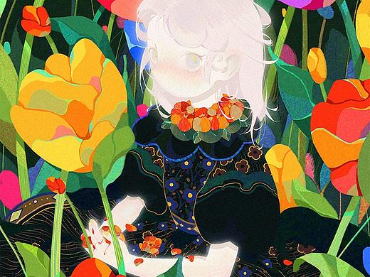 花野盛开的瞬间