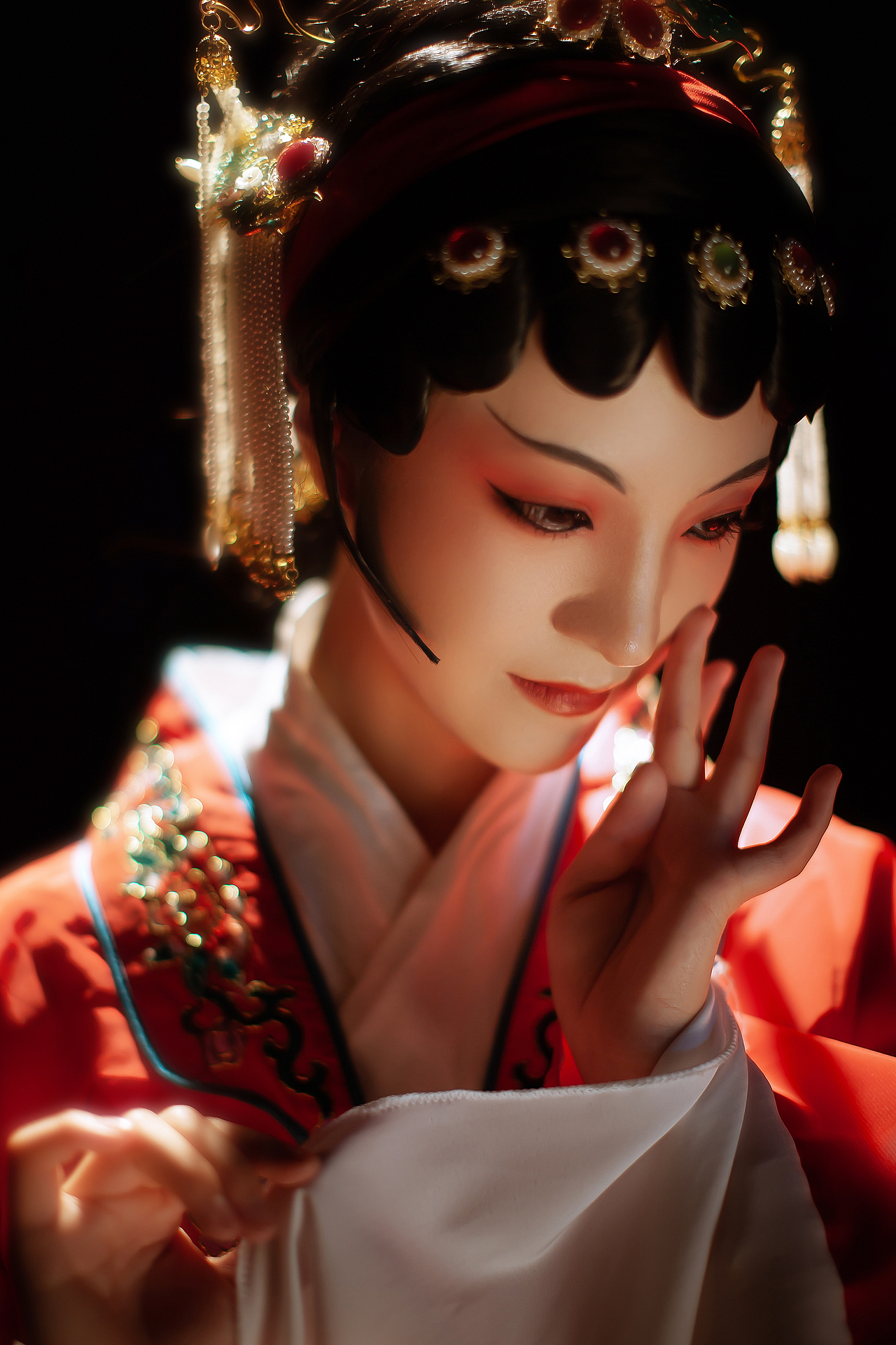 戏曲风分享收藏古典美人画中人系列-参商十二生肖系列之巳蛇更新点