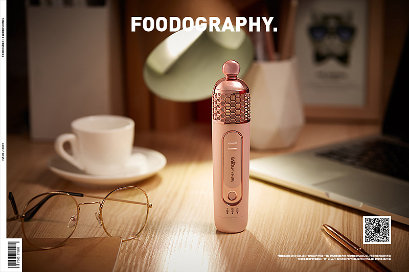 美容仪器摄影 | 小熊补水喷雾仪 ✖ foodography