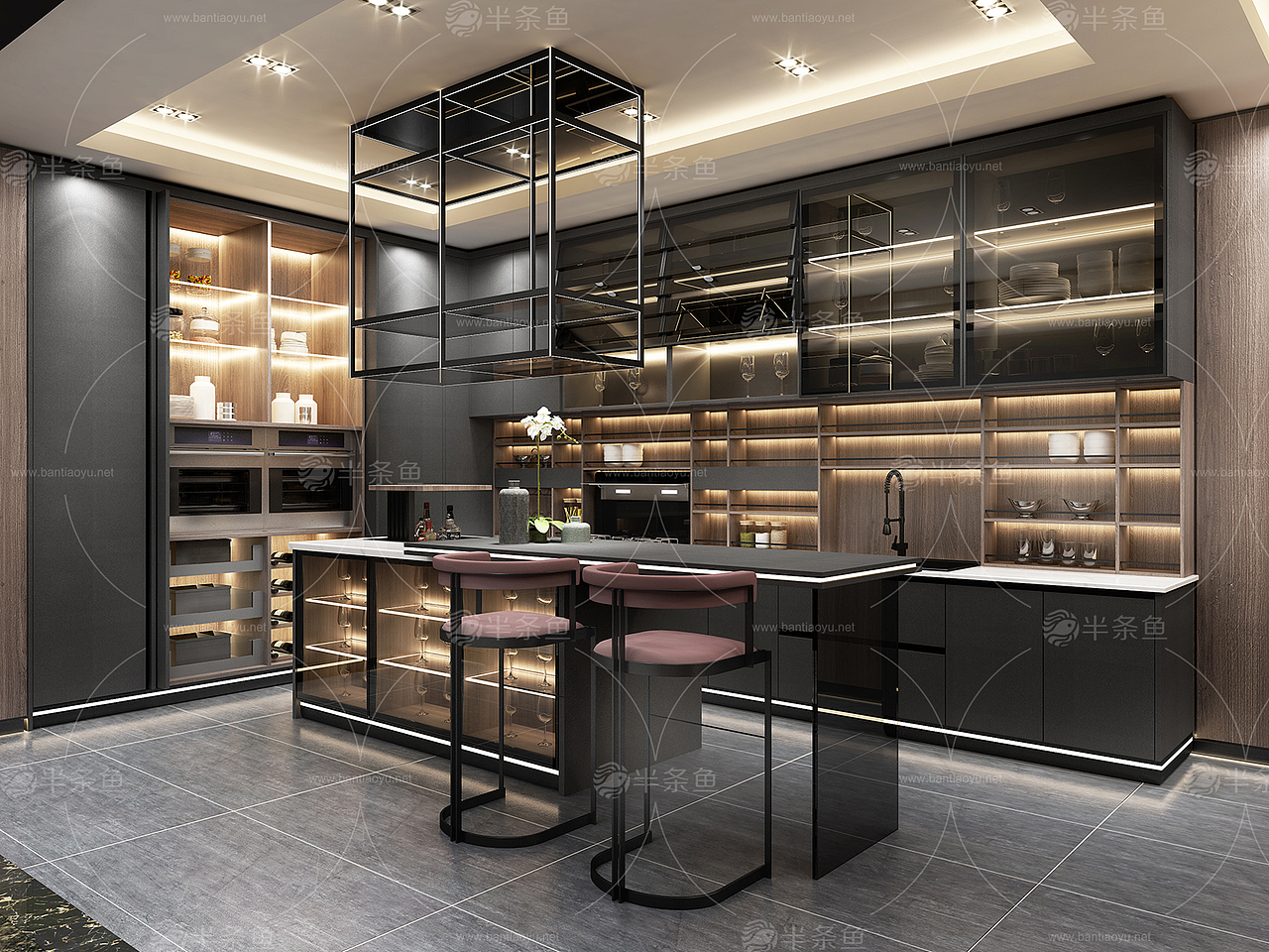 【效果图表现】案例赏析 半条鱼 专业承接 效果图表现（图ZMjc1MDE0NTI4） - 家装设计 - 站酷设计师半条鱼设计雯雯原创素材 - 站酷ZCOOL