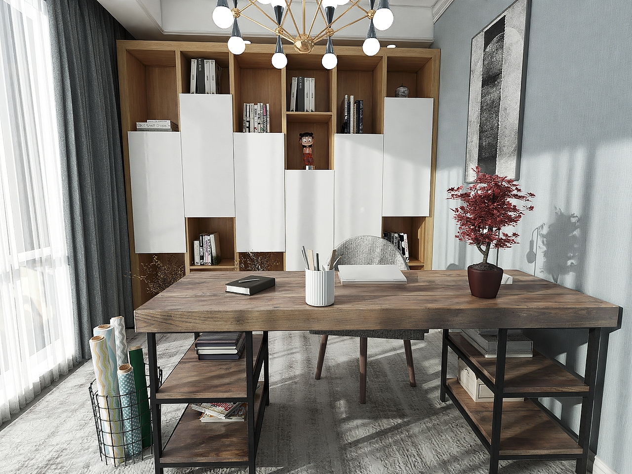 書柜（圖ZMTc5NTk3MDg4） - 家裝設(shè)計(jì) - 站酷設(shè)計(jì)師我亦飄零啊原創(chuàng)素材 - 站酷ZCOOL