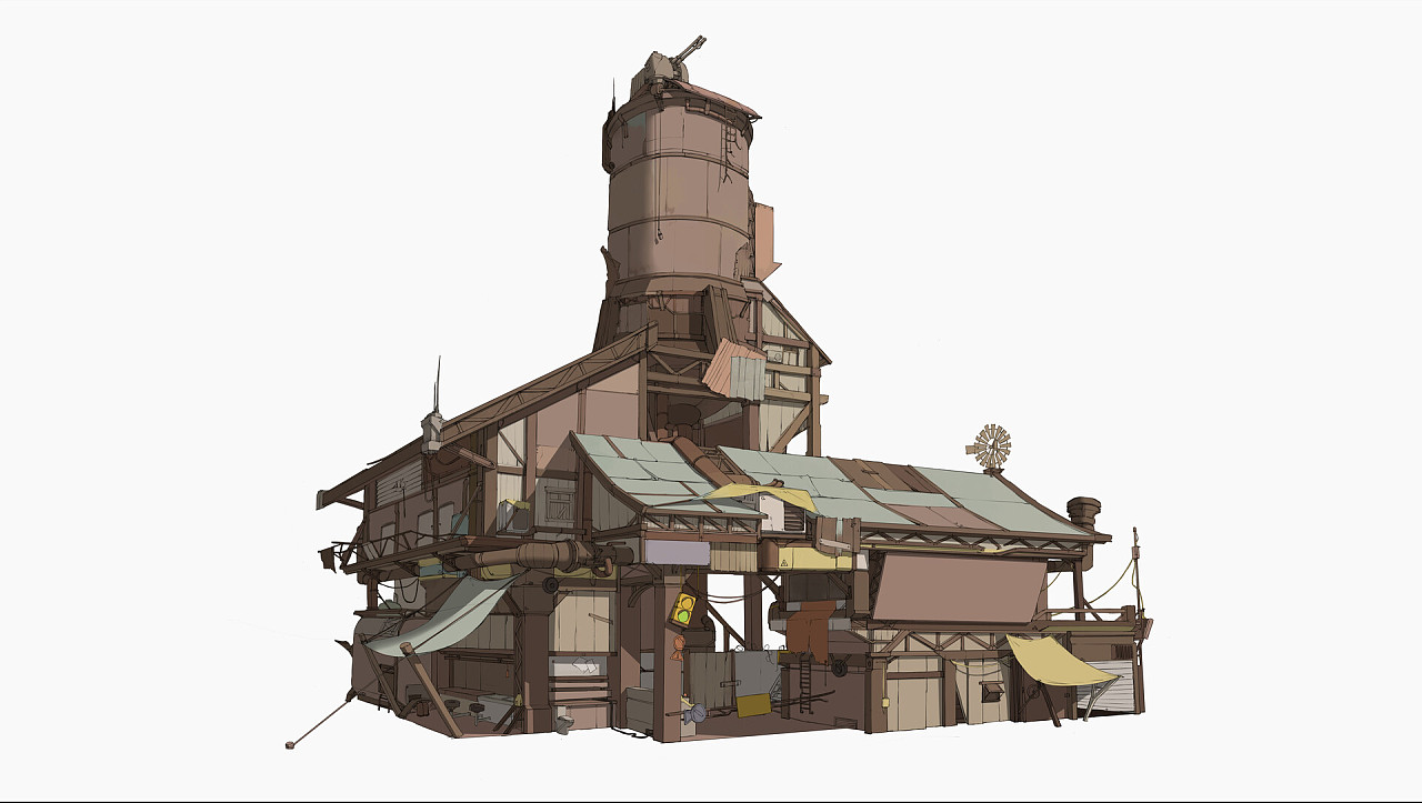 废土公路驿站 (desert expressway service area)