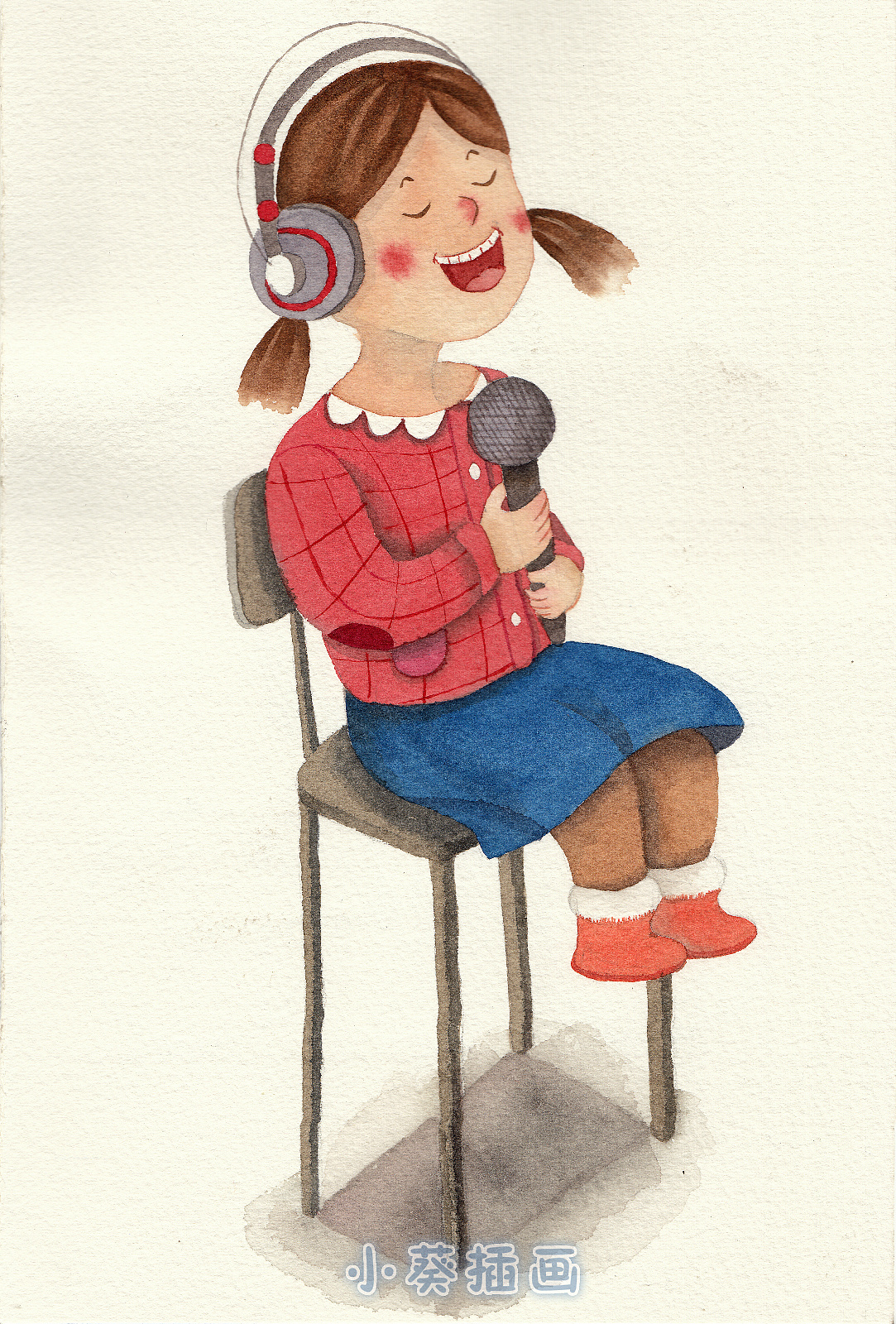 水彩人物练习|插画|儿童插画|小葵29 - 原创作品 - 站酷 (zcool)