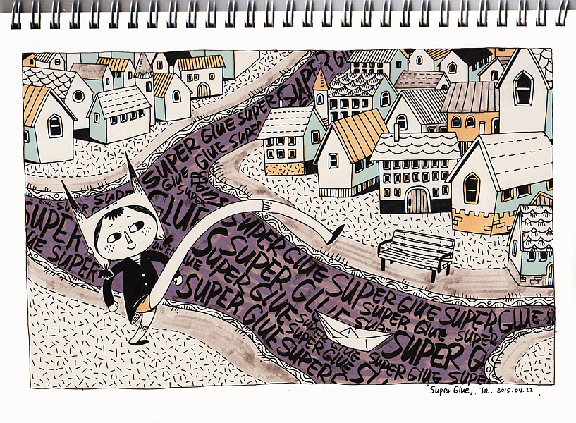 【Super Glue】短篇漫画