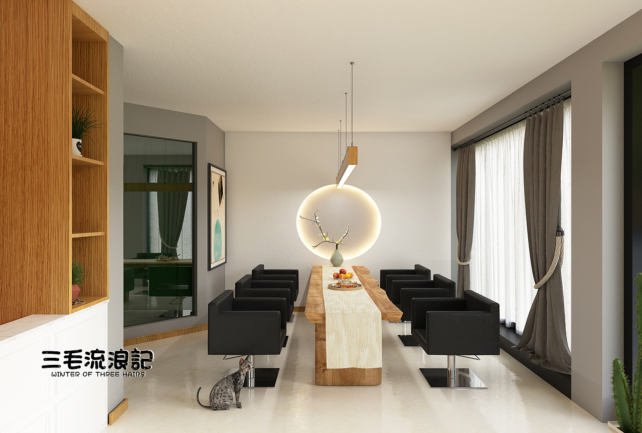 简单的理发店（图ZMTU4NzQ0NTc2） - 家装设计 - 站酷设计师三毛流浪的故事原创素材 - 站酷ZCOOL