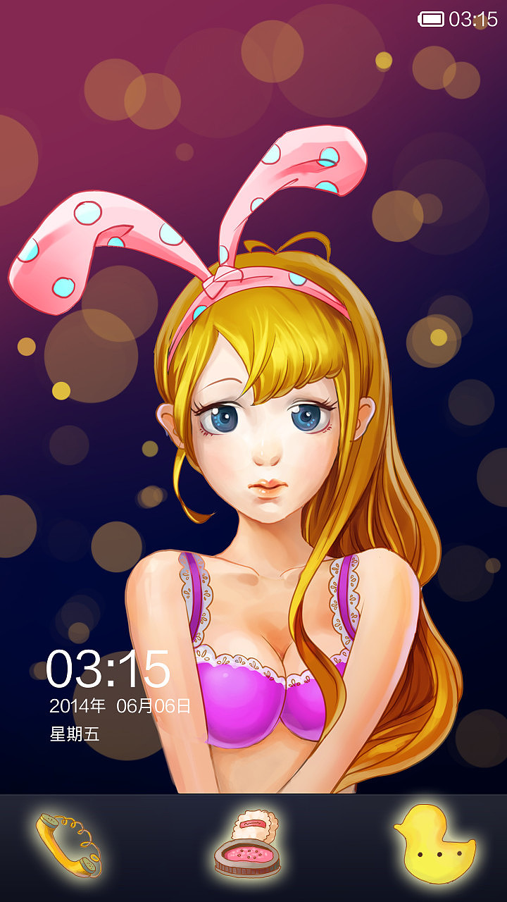 兔女郎（图ZMTY3ODQwNjQ=） - APP界面 - 站酷设计师小媛媛画画原创素材 - 站酷ZCOOL
