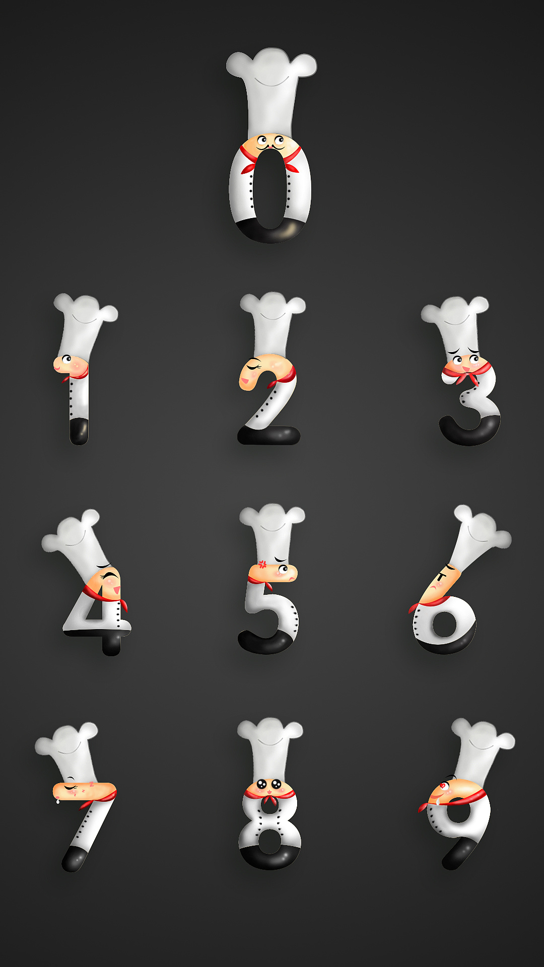 数字表情 原创作品 站酷 Zcool