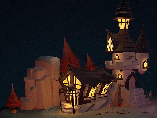 LOW POLY 风格临摹