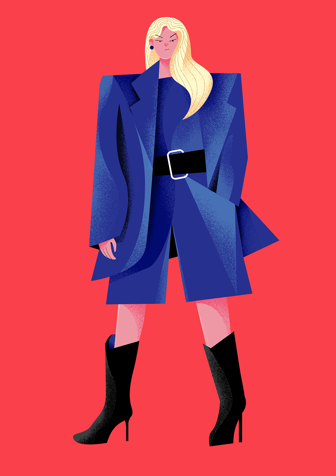 扁平风人物练习