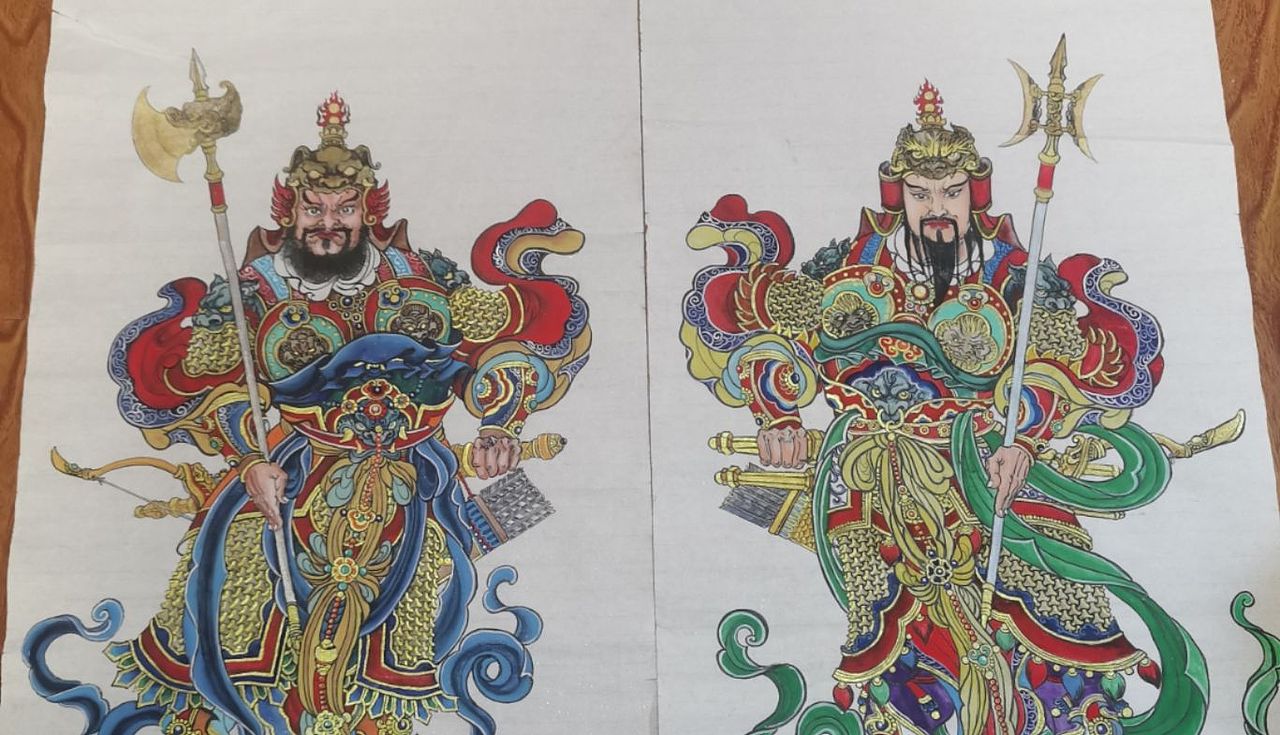 门神（图ZMzI3NzgwNDMy） - 艺术插画 - 站酷设计师301064844原创素材 - 站酷ZCOOL