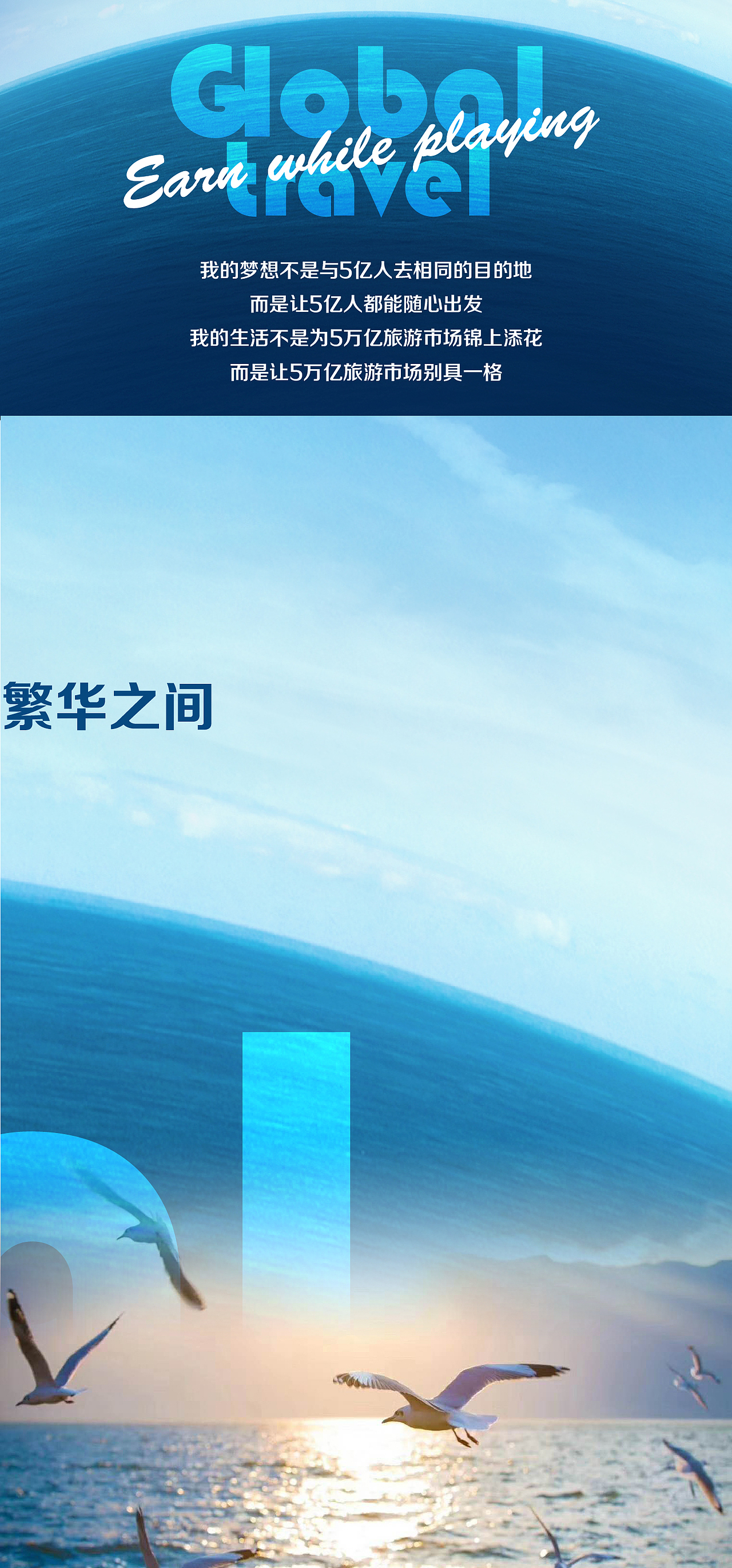 环球旅行启动会宣传/九宫格