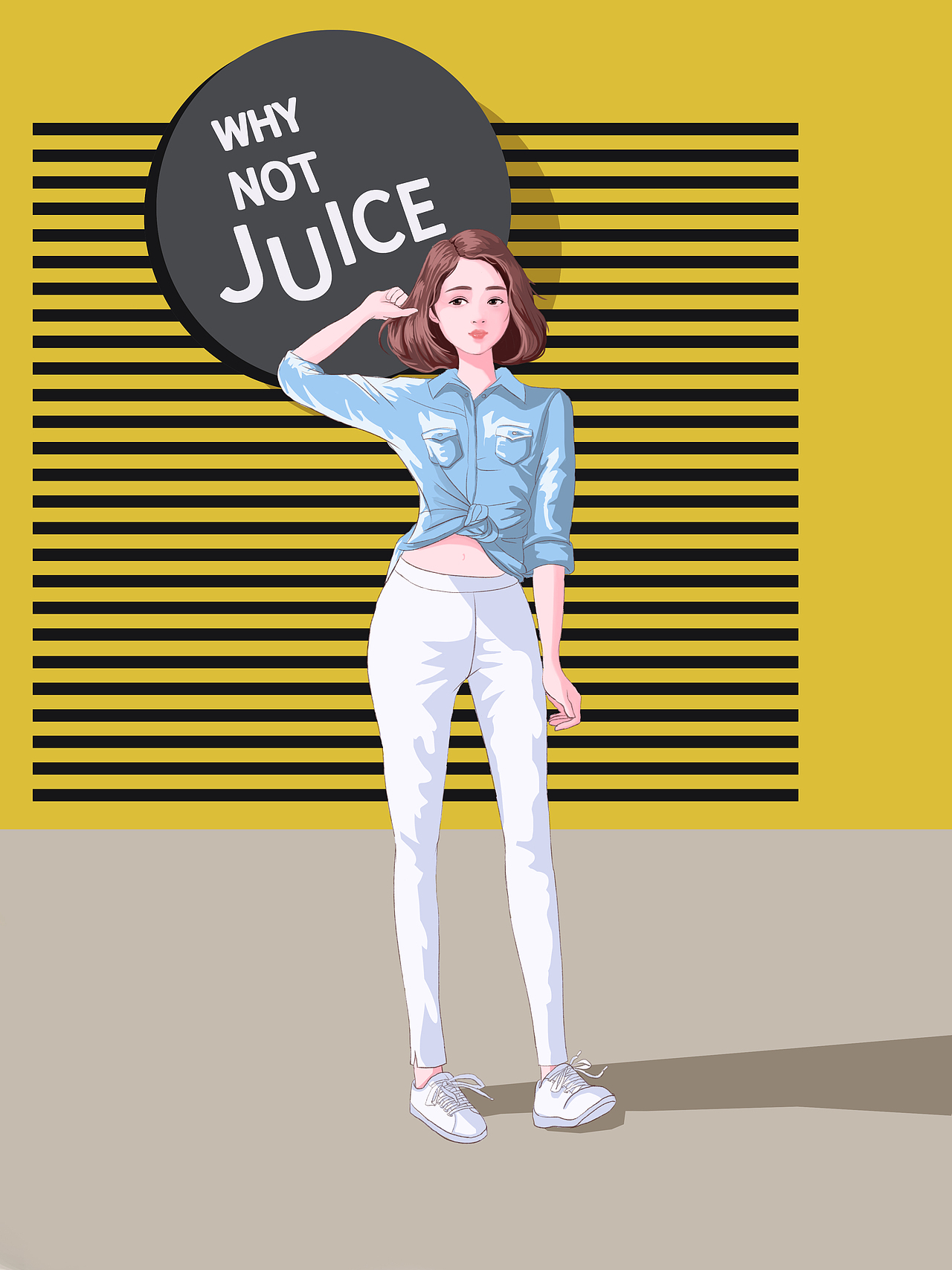 日韩风小姐姐（图ZMjc4MDU1Mjg0） - 创作习作 - 站酷设计师流奶与蜜鸭原创素材 - 站酷ZCOOL