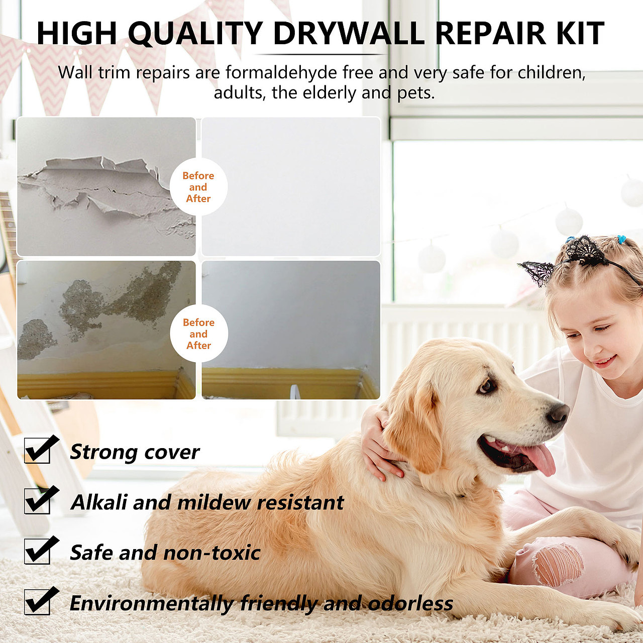 关于修补墙面的产品