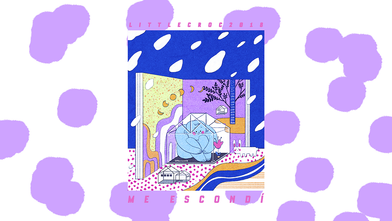 Me escondí 藏起来（图ZMTIyMDQ4NDA4） - 创作习作 - 站酷设计师小鳄鱼zzz原创素材 - 站酷ZCOOL