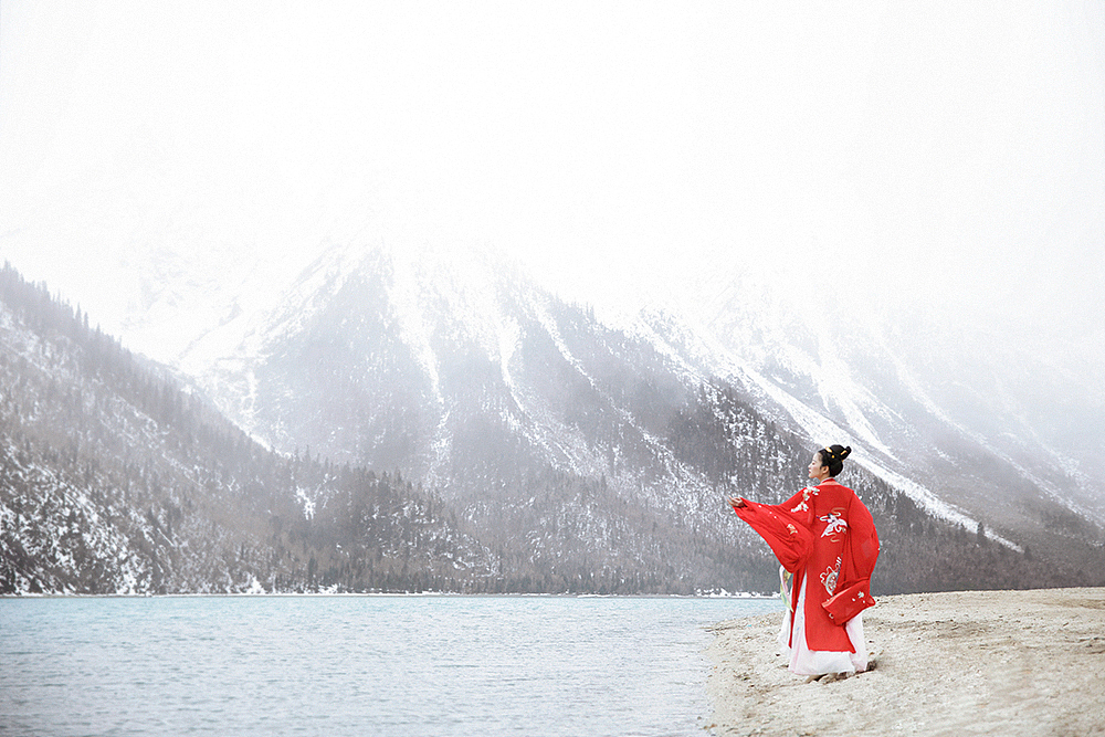 羊湖颂（图ZMTQzODM2MzY0） - 人像摄影 - 站酷设计师琥珀zxt原创素材 - 站酷ZCOOL