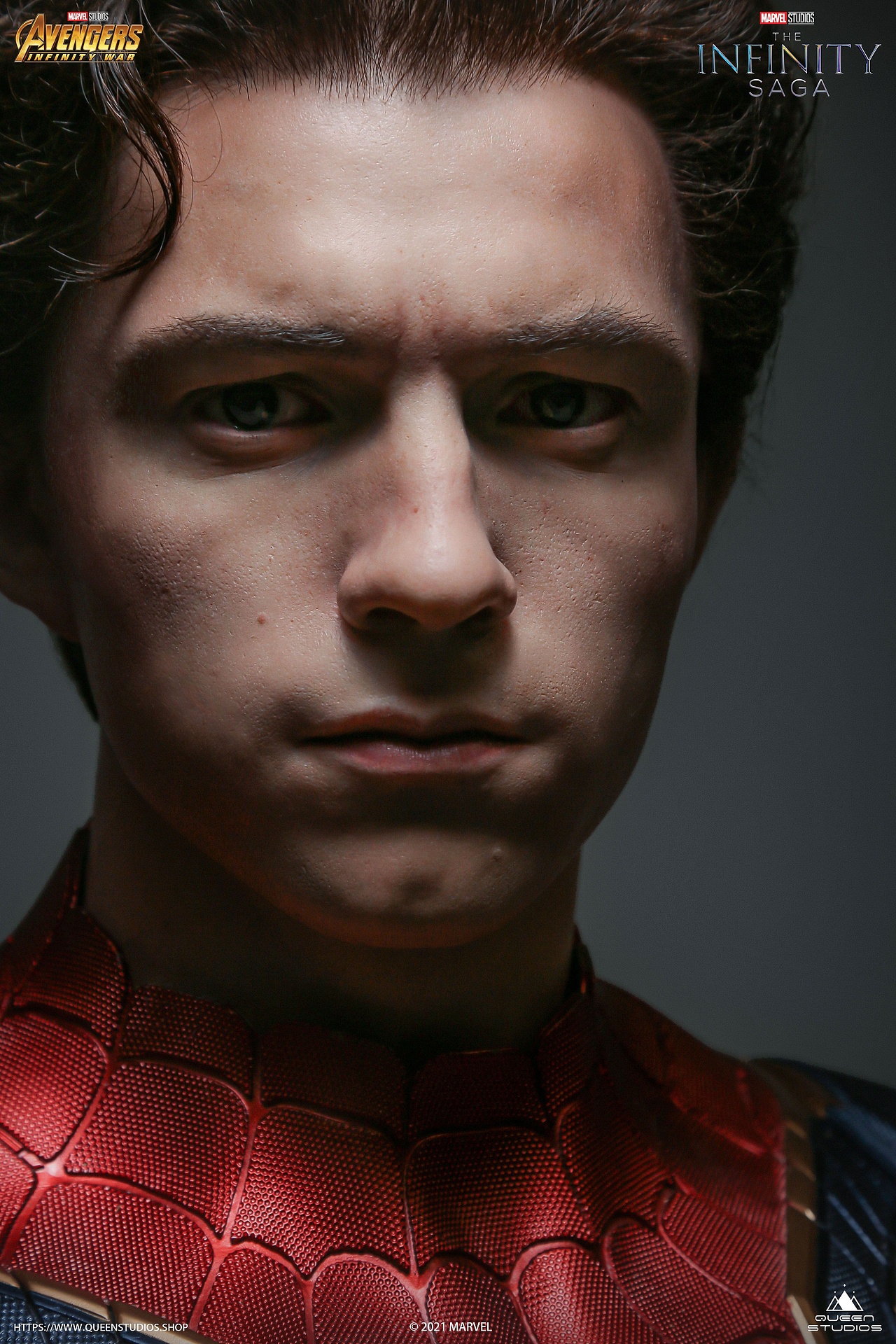 Queen Studios 钢铁蜘蛛侠 1/1胸像官图（图ZMjc0MDc2NzU2） - 产品摄影 - 站酷设计师QueenStudios原创素材 - 站酷ZCOOL