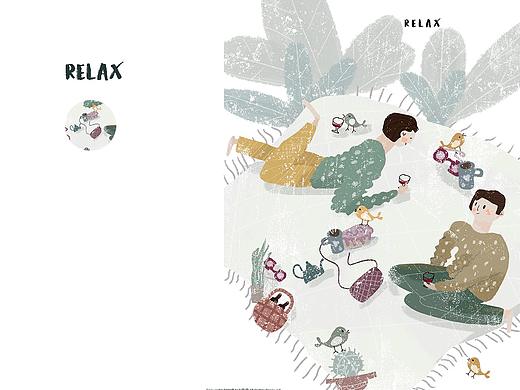 森系插画—两个人系列（个人主页-ZMzE1MzcxMDQ=） - 商业插画 - 站酷设计师Akili贝贝原创素材 - 站酷ZCOOL