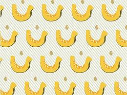 2022年原創(chuàng)扁平風(fēng)日歷「 果實篇 」