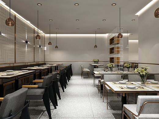 现代火锅店（个人主页-ZMzg0MjYxNTY=） - 建筑设计 - 站酷设计师史椿椿原创素材 - 站酷ZCOOL