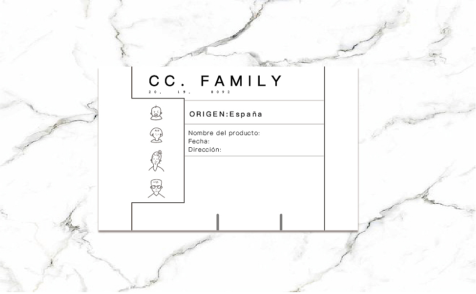 c c family 形象插画设计