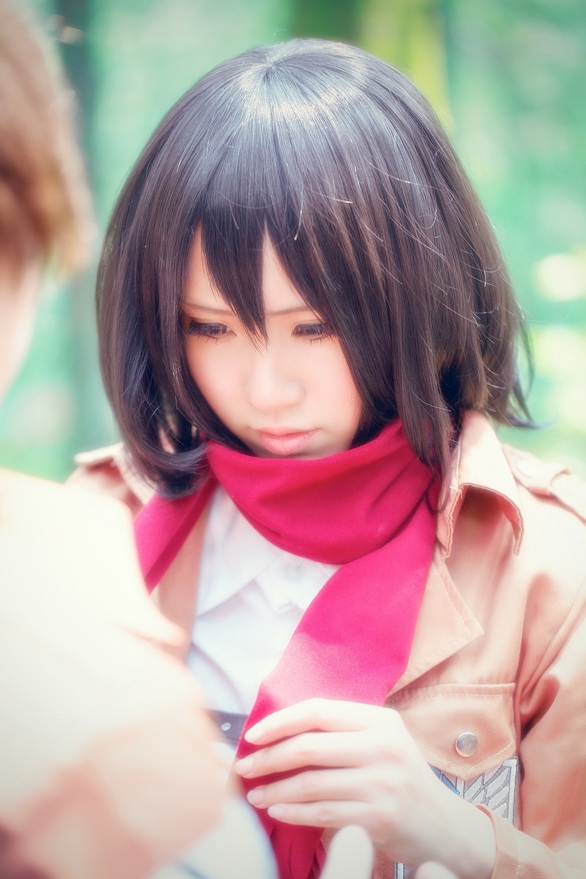 cosplay进击的巨人三笠